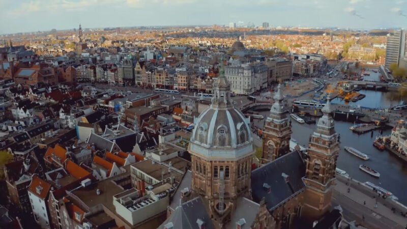 Amsterdam Drone View